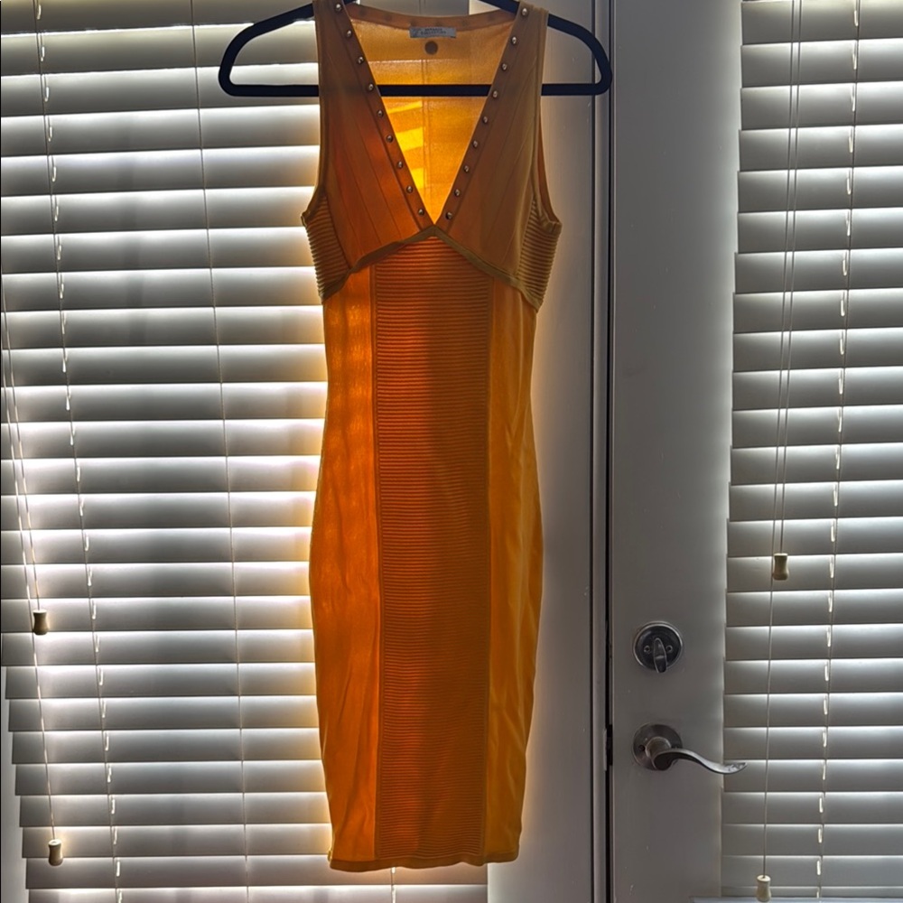 Mustard Sleeveless Dress